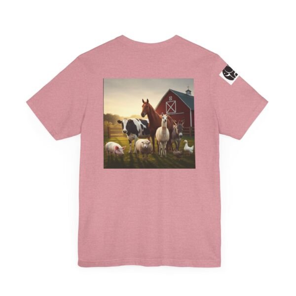 Adult ZooMates! Unisex Soft Jersey Short Sleeve Tee - Fun Farm Animal Graphic Shirt - Image 44