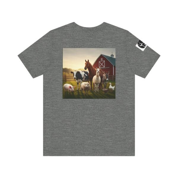 Adult ZooMates! Unisex Soft Jersey Short Sleeve Tee - Fun Farm Animal Graphic Shirt - Image 10