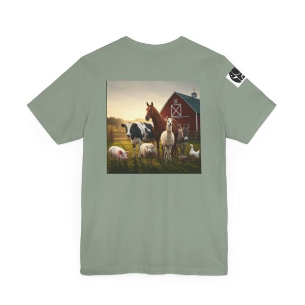 Adult ZooMates! Unisex Soft Jersey Short Sleeve Tee - Fun Farm Animal Graphic Shirt - Image 24