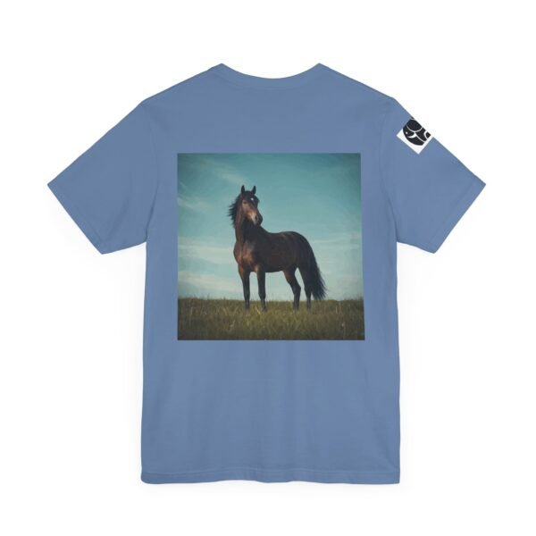 Adult ZooMates! Unisex Soft Jersey Tee - Animal Lover's T-Shirt with High-Spirited Horse Design - Image 12