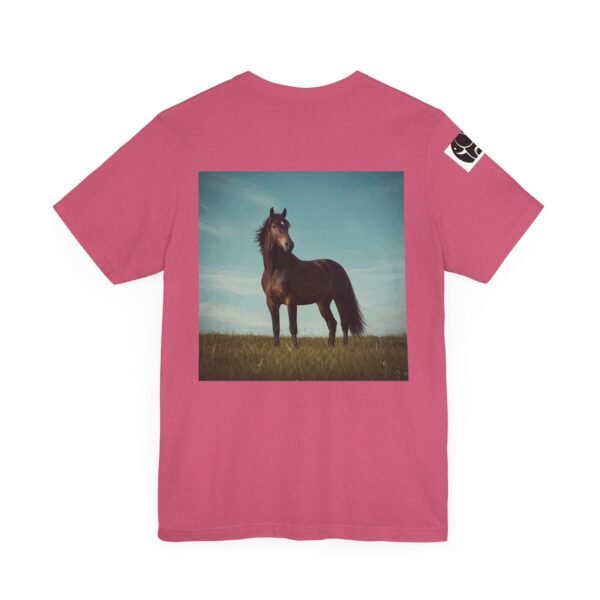 Adult ZooMates! Unisex Soft Jersey Tee - Animal Lover's T-Shirt with High-Spirited Horse Design - Image 36