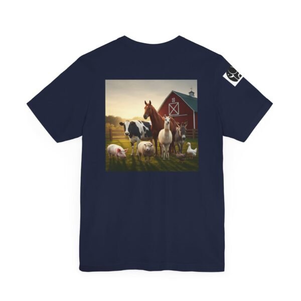 Adult ZooMates! Unisex Soft Jersey Short Sleeve Tee - Fun Farm Animal Graphic Shirt - Image 40