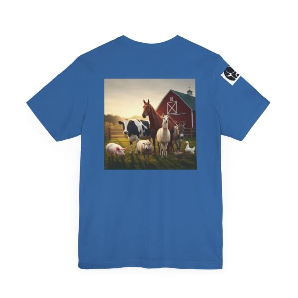 Adult ZooMates! Unisex Soft Jersey Short Sleeve Tee - Fun Farm Animal Graphic Shirt - Image 32