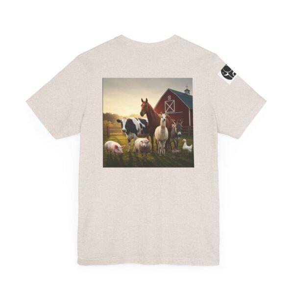 Adult ZooMates! Unisex Soft Jersey Short Sleeve Tee - Fun Farm Animal Graphic Shirt - Image 20