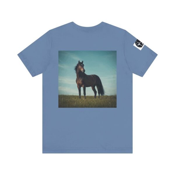 Adult ZooMates! Unisex Soft Jersey Tee - Animal Lover's T-Shirt with High-Spirited Horse Design - Image 9