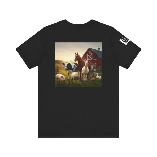 Adult ZooMates! Unisex Soft Jersey Short Sleeve Tee - Fun Farm Animal Graphic Shirt - Image 14