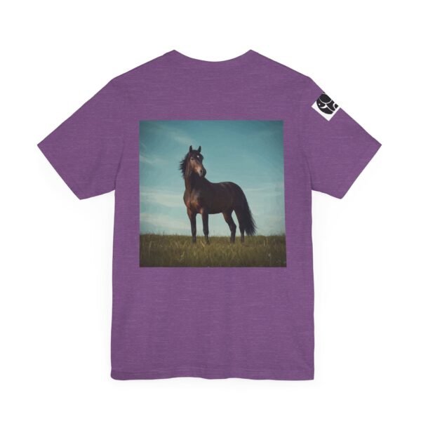 Adult ZooMates! Unisex Soft Jersey Tee - Animal Lover's T-Shirt with High-Spirited Horse Design - Image 28