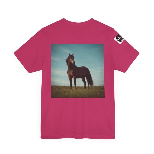 Adult ZooMates! Unisex Soft Jersey Tee - Animal Lover's T-Shirt with High-Spirited Horse Design - Image 32