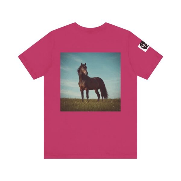 Adult ZooMates! Unisex Soft Jersey Tee - Animal Lover's T-Shirt with High-Spirited Horse Design - Image 30
