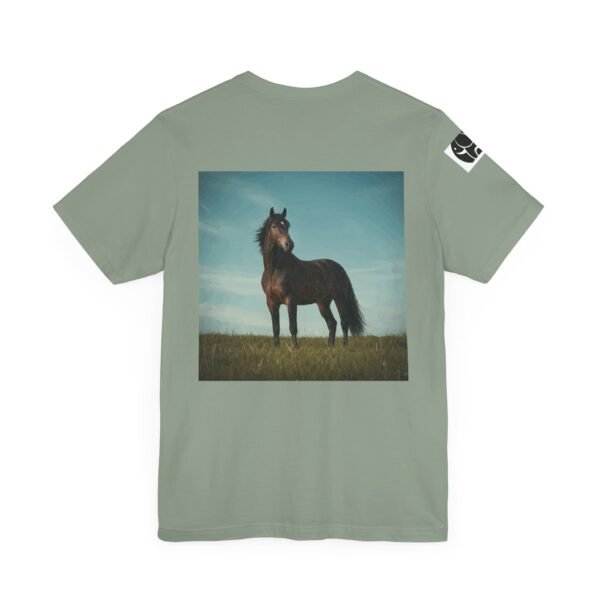 Adult ZooMates! Unisex Soft Jersey Tee - Animal Lover's T-Shirt with High-Spirited Horse Design - Image 4