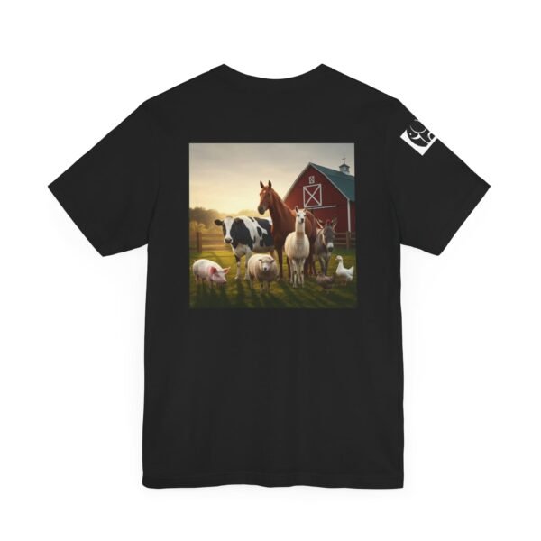 Adult ZooMates! Unisex Soft Jersey Short Sleeve Tee - Fun Farm Animal Graphic Shirt - Image 16