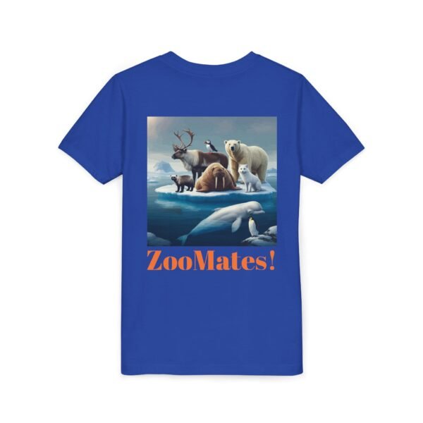 Youth Short Sleeve Tee-ZooMates! Design with Amazing Artic Animals. - Image 4