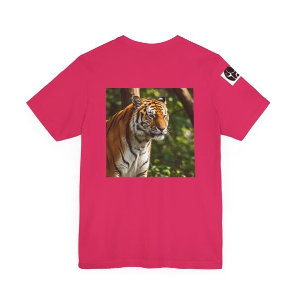 Adult Soft Unisex Tee With Terrific Tiger Theme - 'ZooMates!' Shirt - Image 40