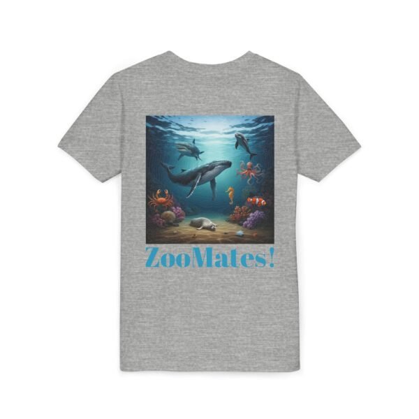 Youth Short Sleeve Tee with ZooMates! Open Ocean Animals Design - Image 12