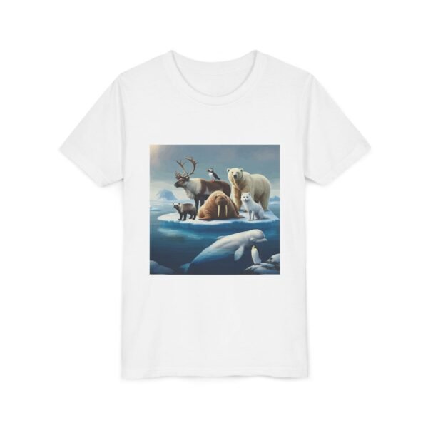 Youth Short Sleeve Tee-ZooMates! Design with Amazing Artic Animals. - Image 7