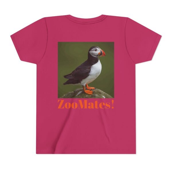 Youth Perfect Puffin Tee - 'ZooMates!' Fun, Cute Animal T-Shirt for Kids - Image 26