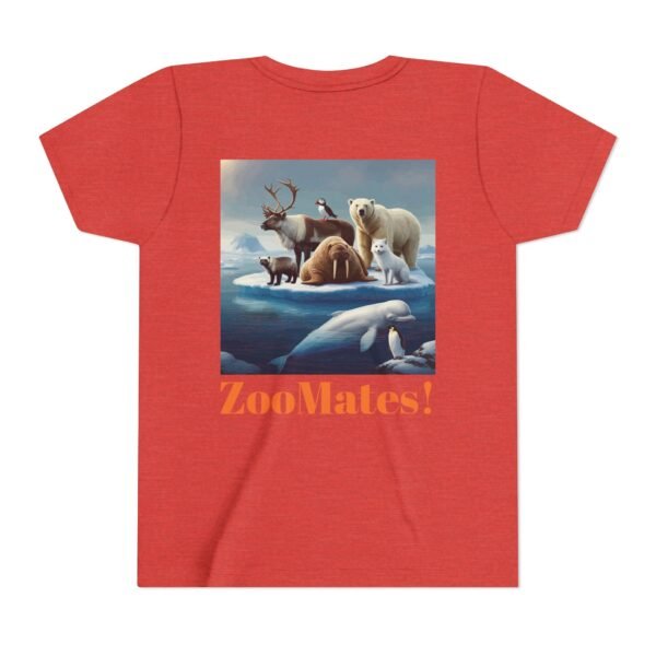 Youth Short Sleeve Tee-ZooMates! Design with Amazing Artic Animals. - Image 26