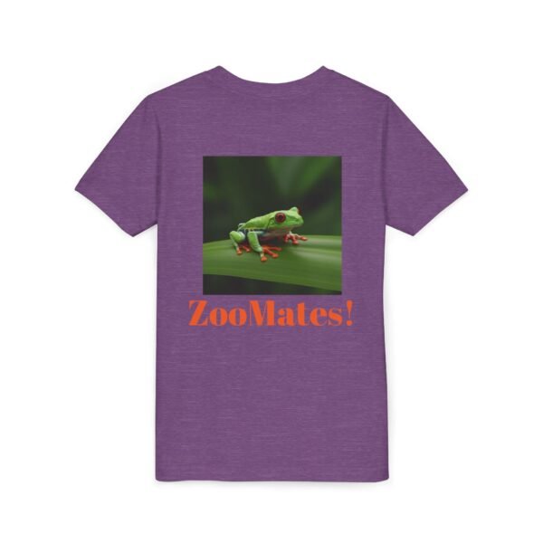 Youth Short Sleeve Tee with ZooMates! design and Tropical Tree Frog - Image 8