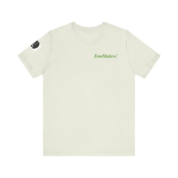 Adult Soft Unisex Tee With Happy Hippopotomus Theme - 'ZooMates!' Shirt - Image 29