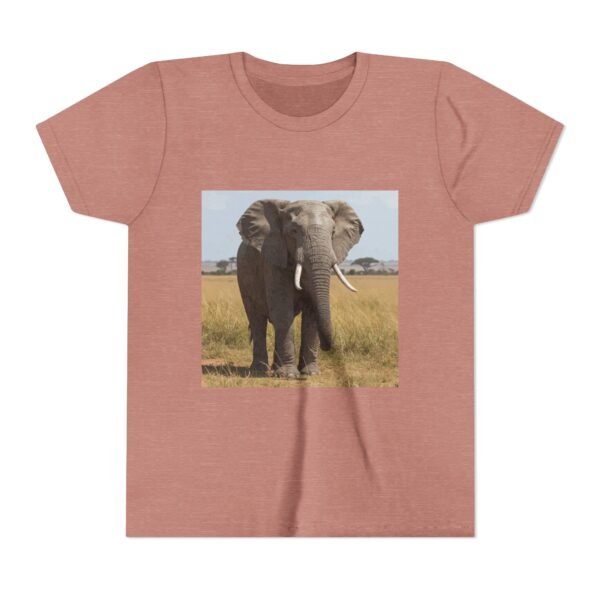 Youth CuteZooMates! Tee - Enormous Elephant Graphic T-Shirt for Kids - Image 13