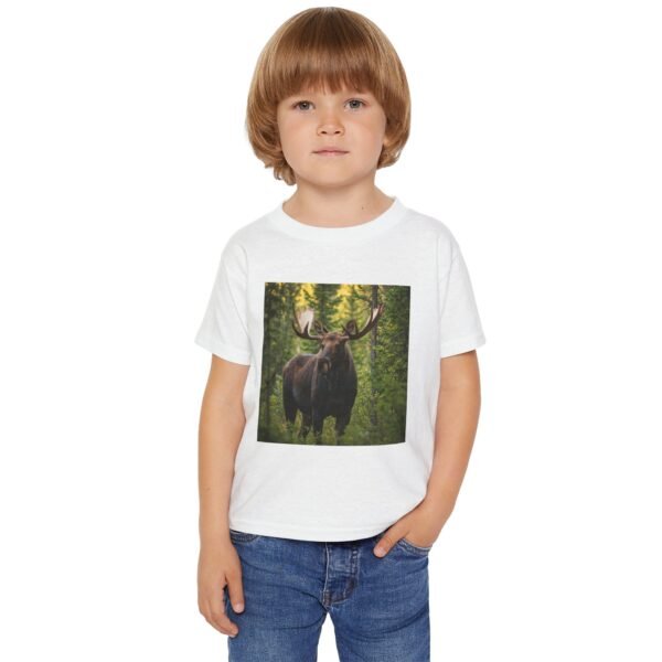 Toddler ZooMates! Woodland Adventure T-Shirt - Design with A Massive Moose - Image 7