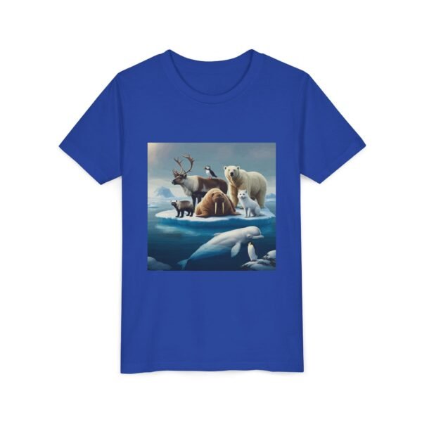 Youth Short Sleeve Tee-ZooMates! Design with Amazing Artic Animals. - Image 3