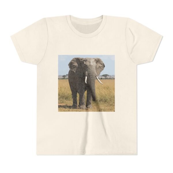 Youth CuteZooMates! Tee - Enormous Elephant Graphic T-Shirt for Kids - Image 5