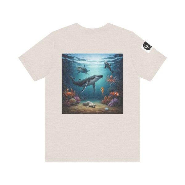 Adult Unisex Jersey Tee - Fun Animal Graphic Shirt for Nature Lovers with Open Ocean Animals. - Image 18