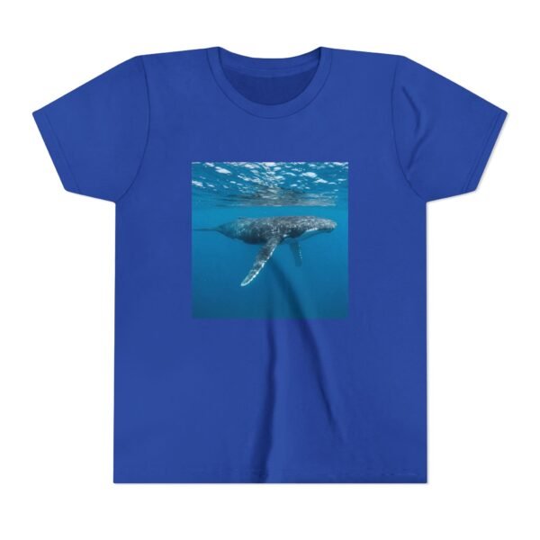 Youth Short Sleeve Tee with ZooMates! design and Huge Humpback Whale - Image 5