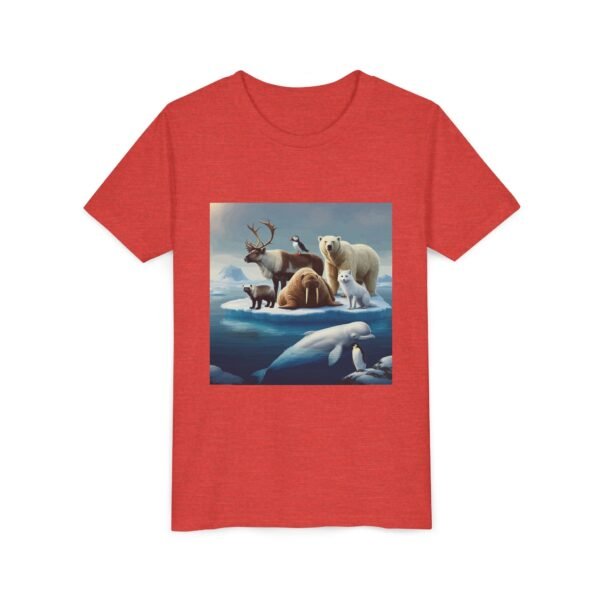 Youth Short Sleeve Tee-ZooMates! Design with Amazing Artic Animals. - Image 27