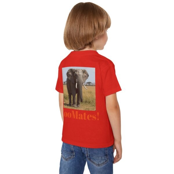 Toddler Cotton Tee Shirt - ZooMates! Design with Enormous Elephant - Image 24