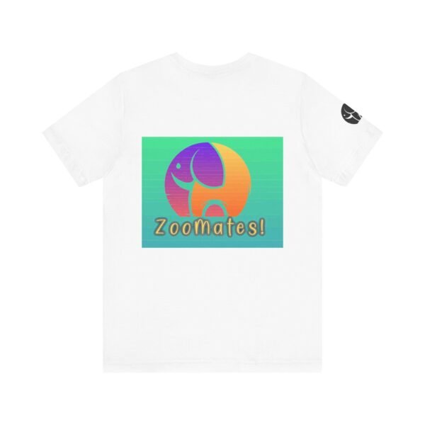 Adult Unisex Jersey Short Sleeve Tee with Cute ZooMates! Design Logo - Image 6