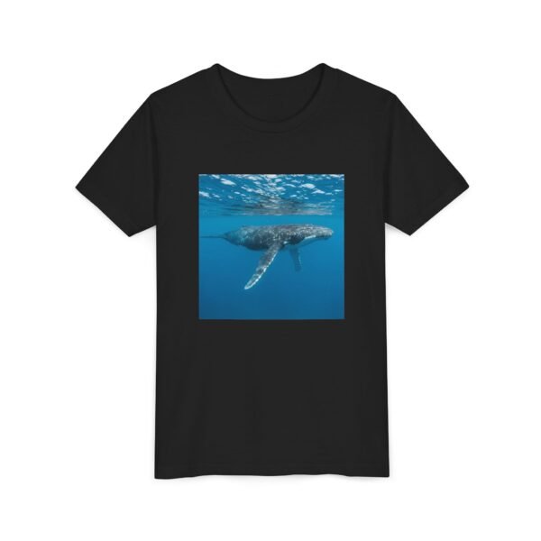 Youth Short Sleeve Tee with ZooMates! design and Huge Humpback Whale - Image 19