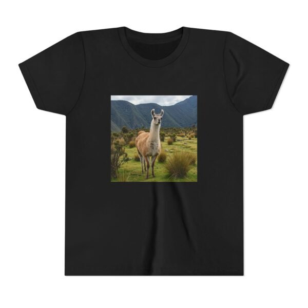 Youth Short Sleeve Tee with ZooMates! design and Lovable Llama - Image 13