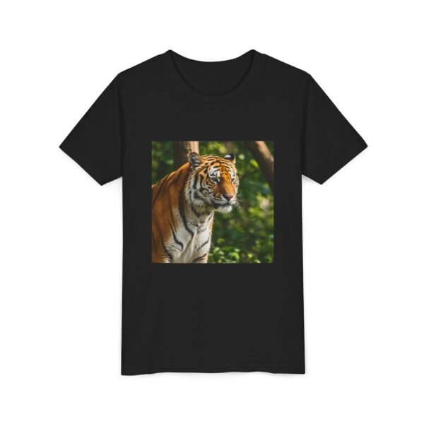 Youth Short Sleeve Tee with ZooMates! design and Tricky Tiger - Image 3