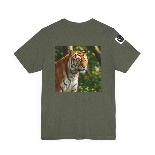 Adult Soft Unisex Tee With Terrific Tiger Theme - 'ZooMates!' Shirt - Image 32