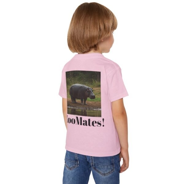 Toddler ZooMates! Adventure T-Shirt - Design with Happy Hippopotamus - Image 20