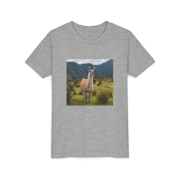 Youth Short Sleeve Tee with ZooMates! design and Lovable Llama - Image 27