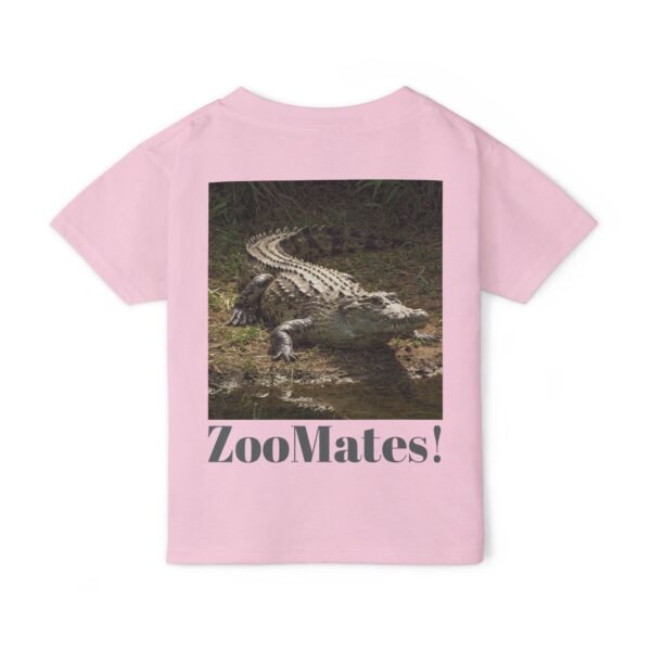 Toddler Cotton T-Shirt -ZooMates! Design with Cute Crocodile for Little Explorers - Image 18