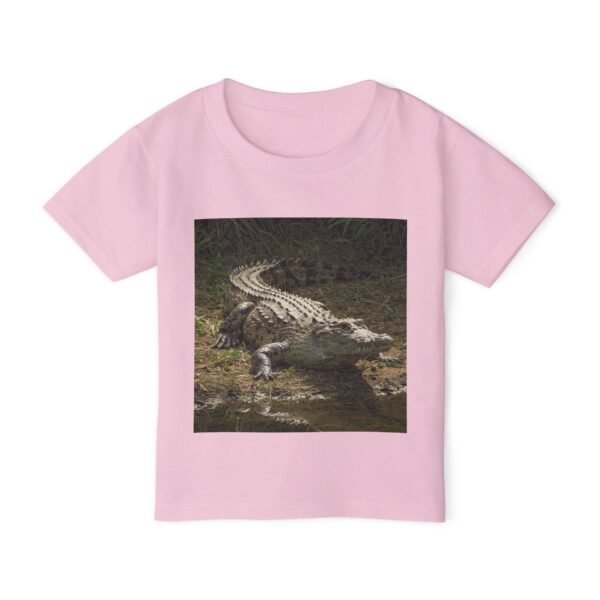 Toddler Cotton T-Shirt -ZooMates! Design with Cute Crocodile for Little Explorers - Image 17