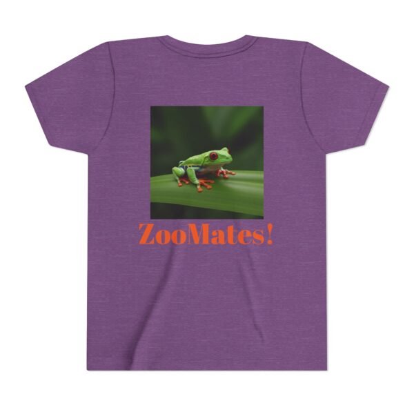 Youth Short Sleeve Tee with ZooMates! design and Tropical Tree Frog - Image 6