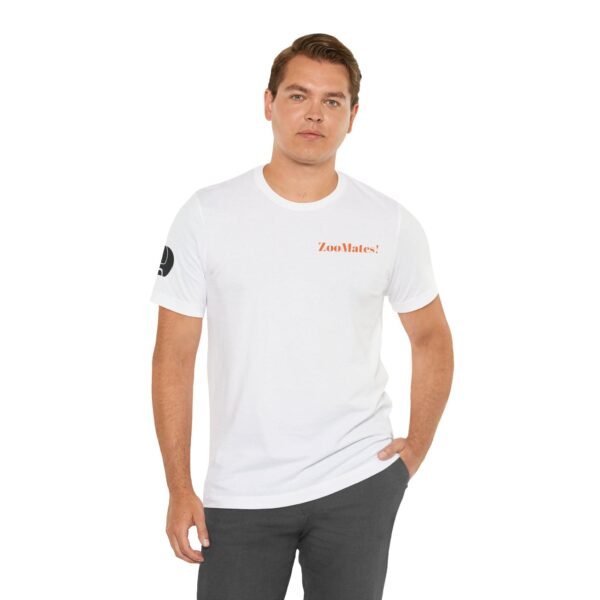 Adult Unisex Jersey Short Sleeve Tee with Cute ZooMates! Design Logo - Image 10