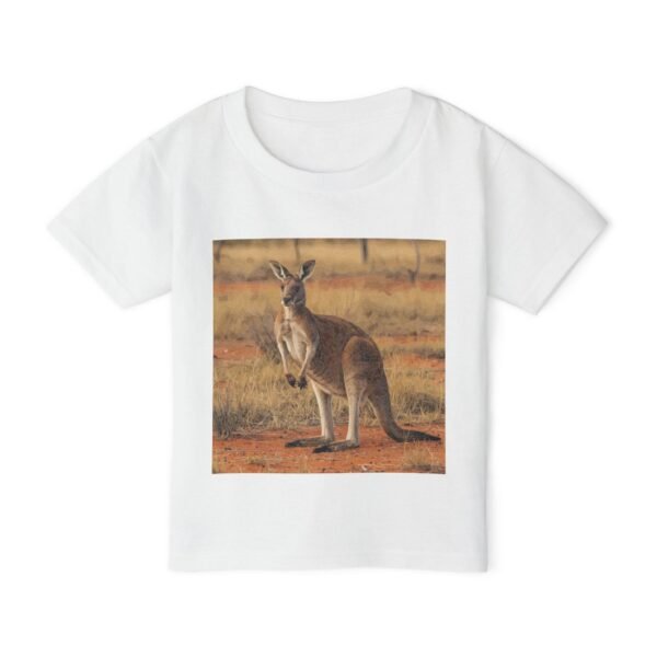 Toddler Cotton T-shirt - ZooMates! Design with A Kind Kangaroo - Image 5