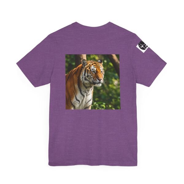 Adult Soft Unisex Tee With Terrific Tiger Theme - 'ZooMates!' Shirt - Image 16