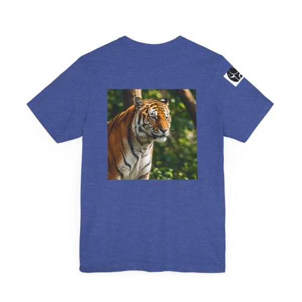 Adult Soft Unisex Tee With Terrific Tiger Theme - 'ZooMates!' Shirt - Image 12