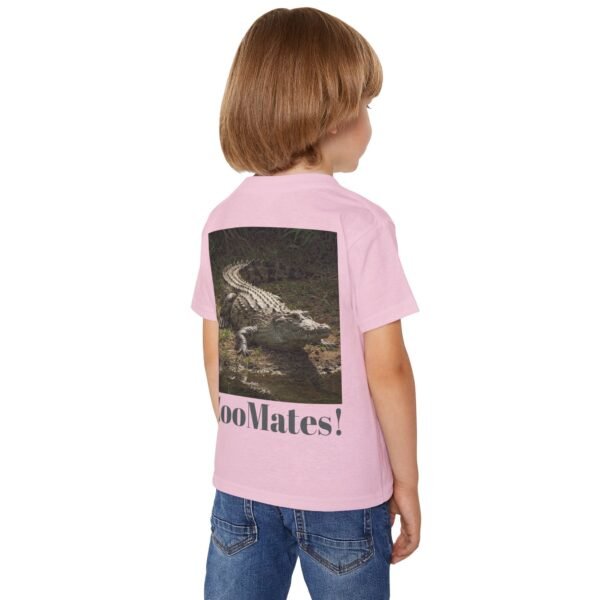 Toddler Cotton T-Shirt -ZooMates! Design with Cute Crocodile for Little Explorers - Image 20