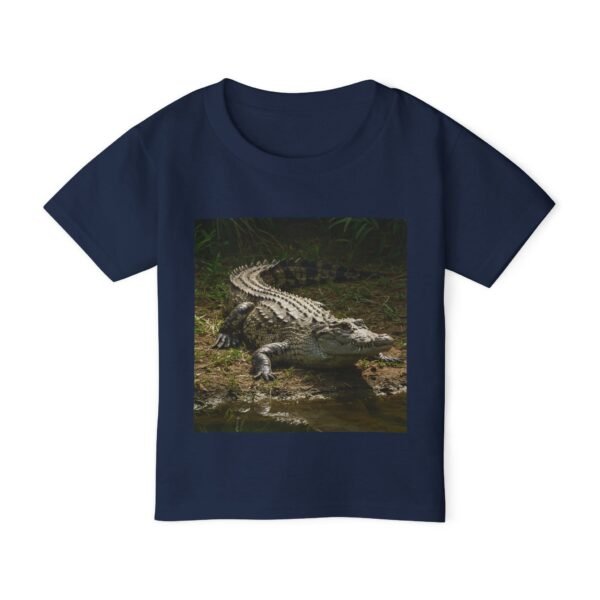 Toddler Cotton T-Shirt -ZooMates! Design with Cute Crocodile for Little Explorers - Image 13