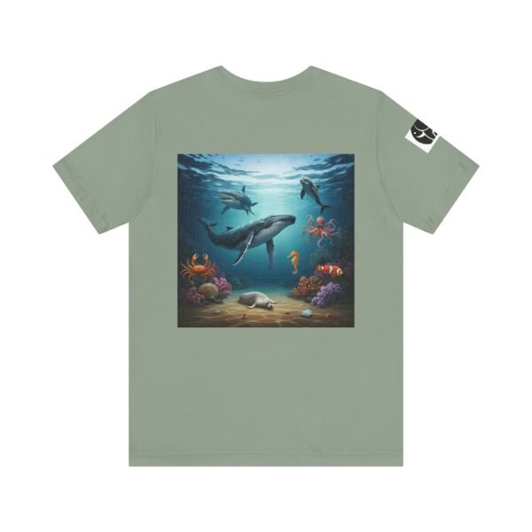 Adult Unisex Jersey Tee - Fun Animal Graphic Shirt for Nature Lovers with Open Ocean Animals. - Image 22