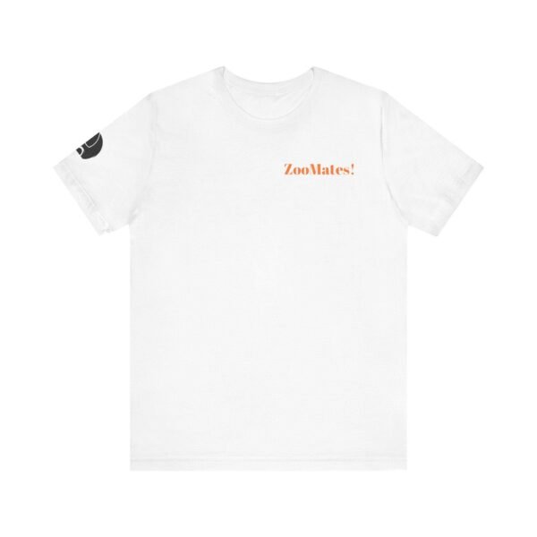 Adult Unisex Jersey Short Sleeve Tee with Cute ZooMates! Design Logo - Image 7