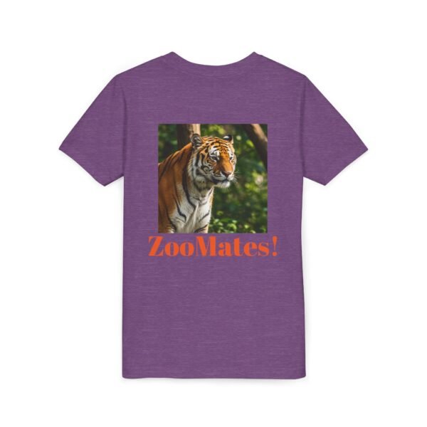 Youth Short Sleeve Tee with ZooMates! design and Tricky Tiger - Image 28